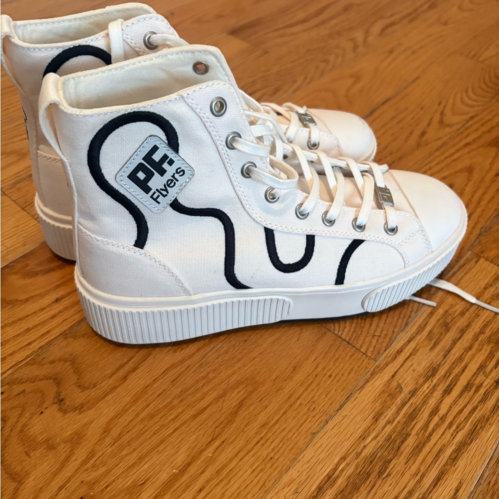 P.F. Flyers Classic High-Tops in White